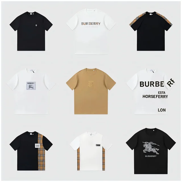 Burberry T-Shirts Logo and Equestrian Knight Graphic product detail image 2