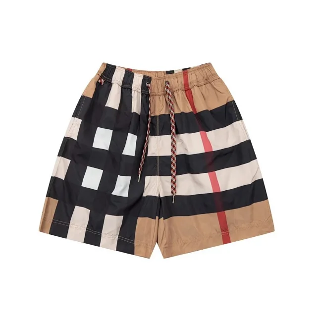 Burberry Shorts Drawstring plaid product detail image 9
