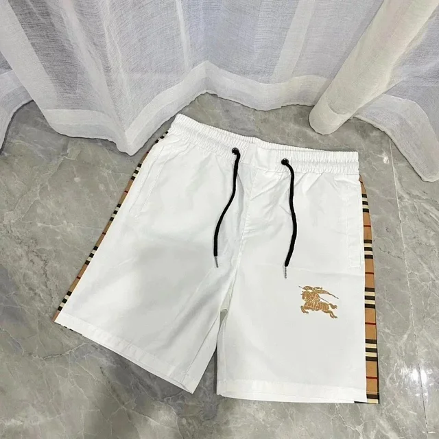 Burberry Shorts Drawstring plaid product detail image 5