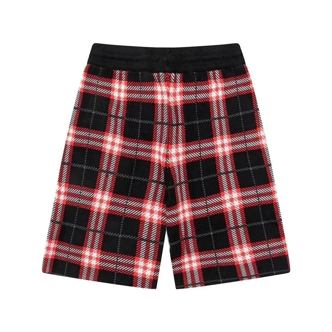 Burberry Shorts Drawstring plaid — 22