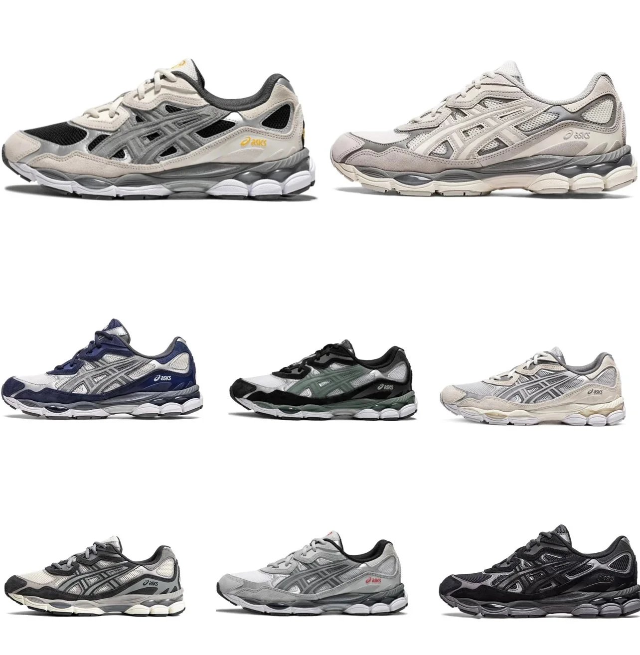 【Retro Aesthetics, Authentic】ASICS GEL-NYC Series Retro Casual Running Shoes