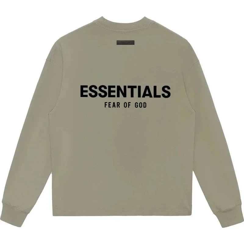 Fear of God Essentials Long Sleeve Tee Gray - 12