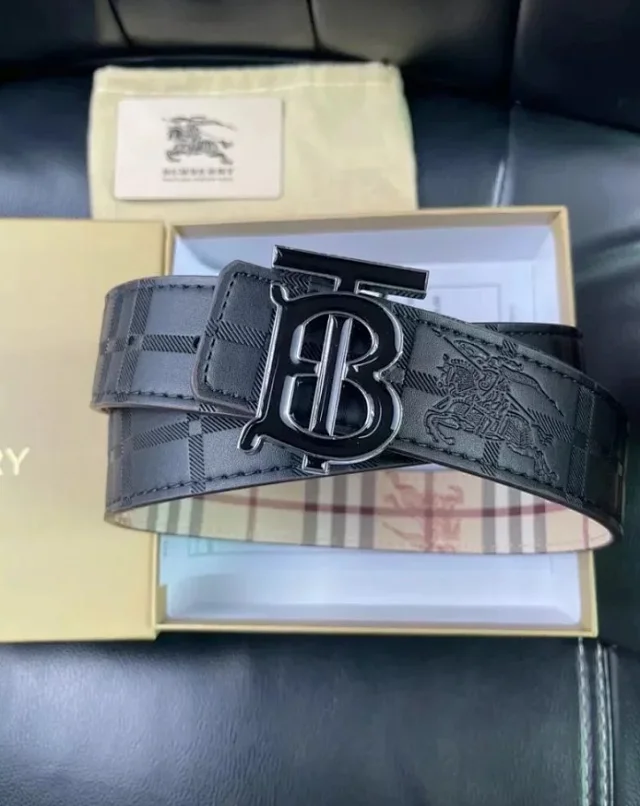 Louis Vuitton Belts LV Initial buckle belt with monogram and checkered patterns product detail image 14