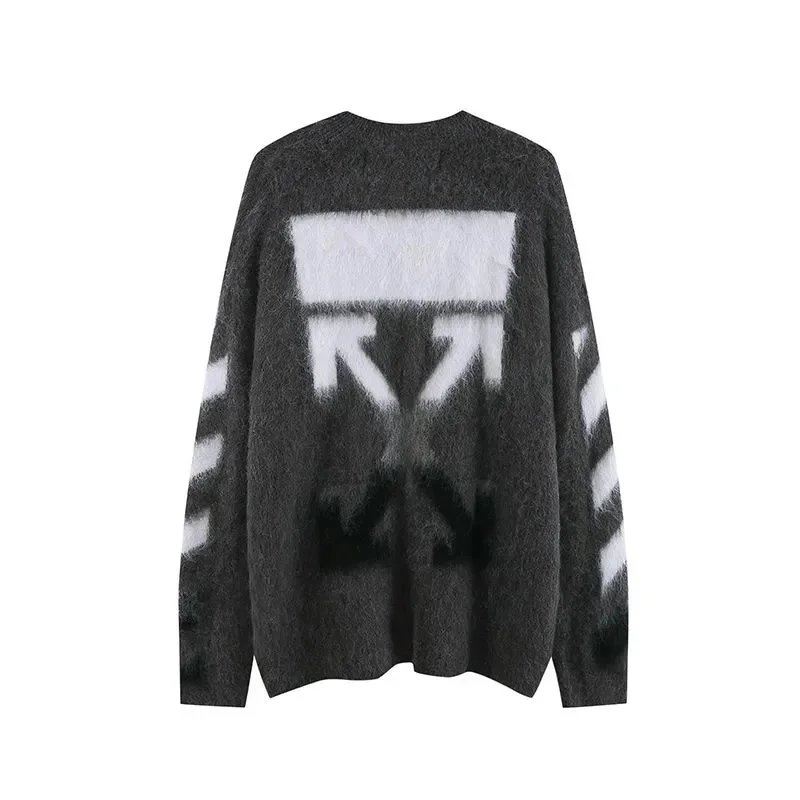 Off-White Gradient Arrow Knit Sweater - 12