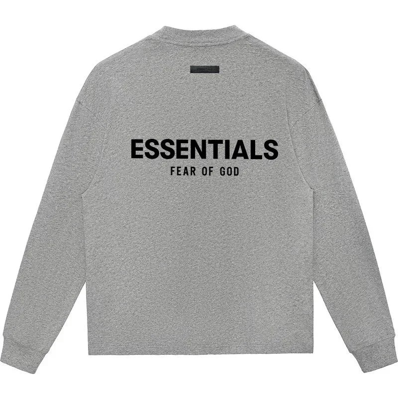 Fear of God Essentials Long Sleeve Tee Gray - 16