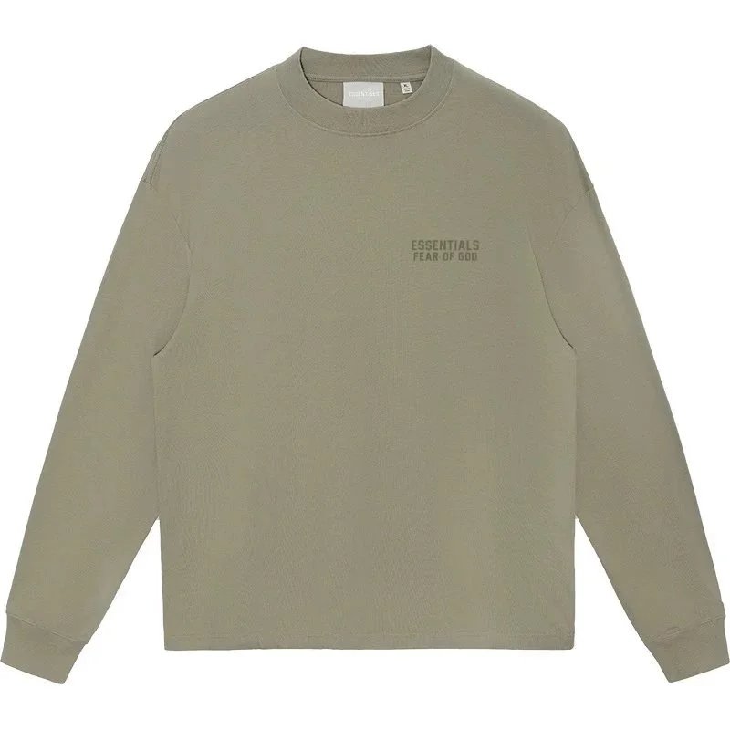 Fear of God Essentials Long Sleeve Tee Gray - 25