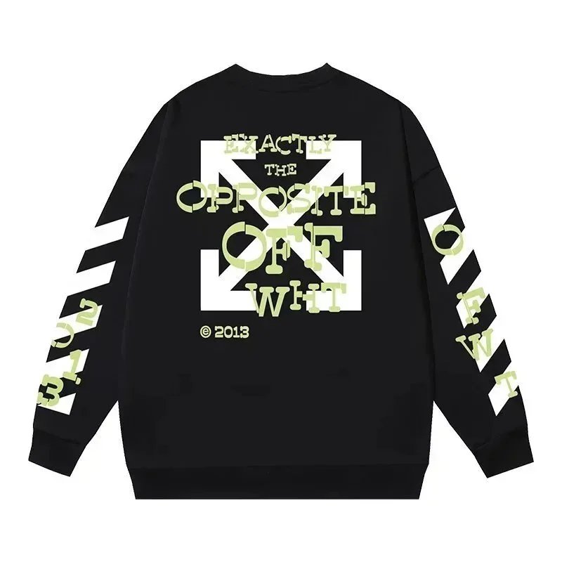 Off-White Painted Arrow Gray Hoodie - 4