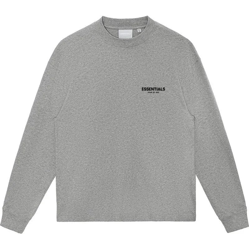 Fear of God Essentials Long Sleeve Tee Gray - 15
