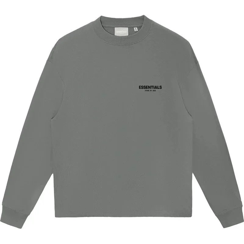 Fear of God Essentials Long Sleeve Tee Gray - 13