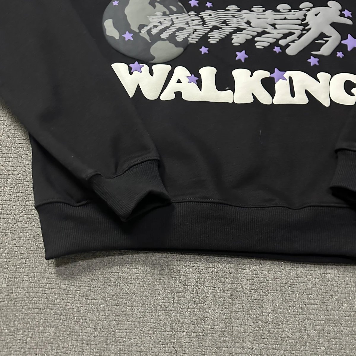 Broken Planet Space Trails Graphic Hoodie Black - 33