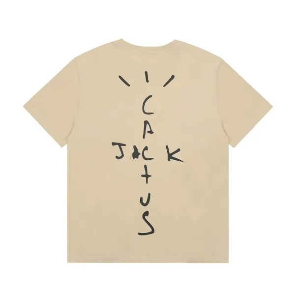 Travis Scott Cactus Jack Beige T-Shirt - 1