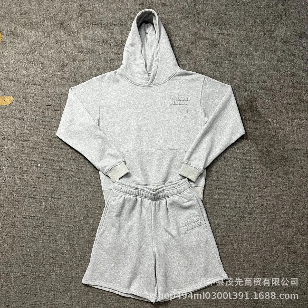 Broken Planet Space Trails Graphic Hoodie Black - 13