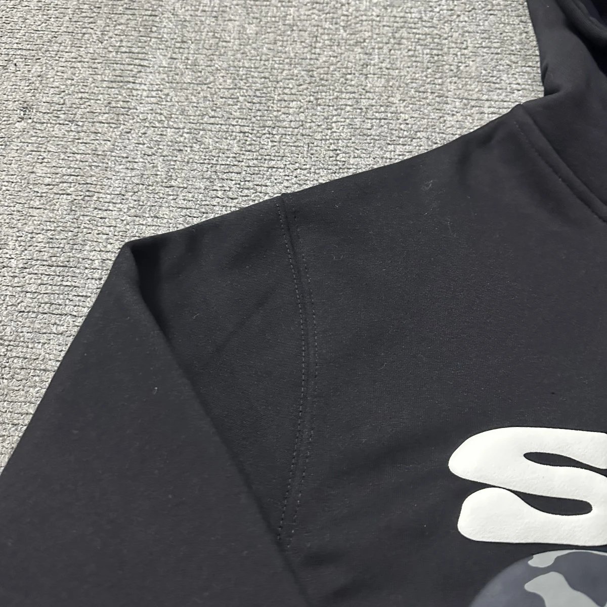 Broken Planet Space Trails Graphic Hoodie Black - 34