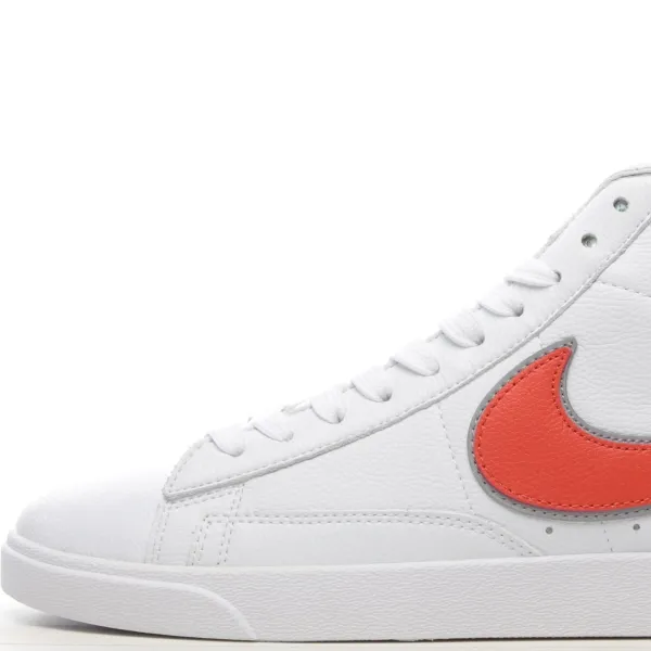 Off-White x Nike Blazer Mid 'The Ten' Beige Orange Sneakers - 8