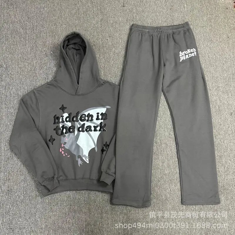 Broken Planet Space Trails Graphic Hoodie Black - 18