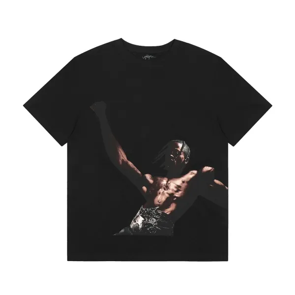 Travis Scott x Cactus Jack 'Utopia' Graphic T-Shirt Black - 1