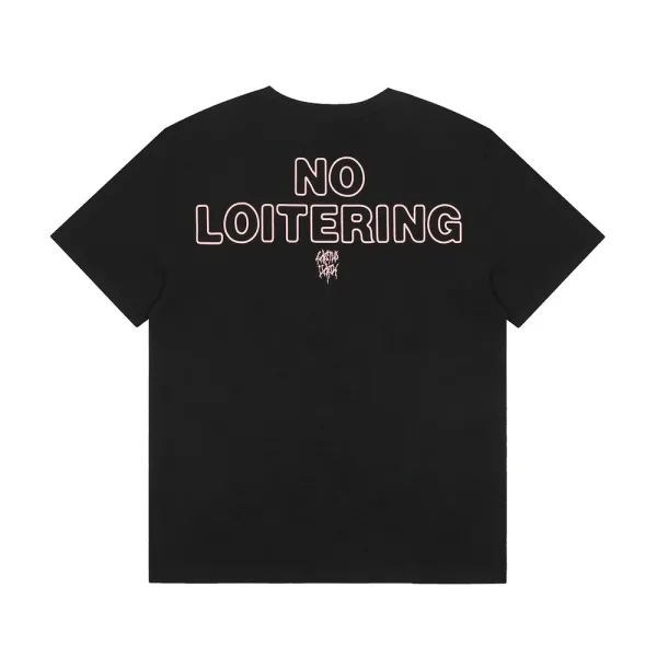 A Bathing Ape No Loitering Black T-Shirt - 1