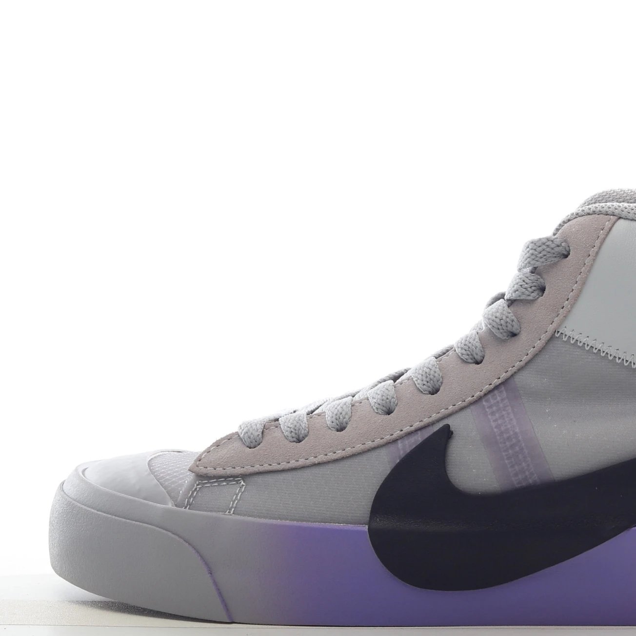 Off-White x Nike Blazer Mid 'The Ten' Beige Orange Sneakers - 4
