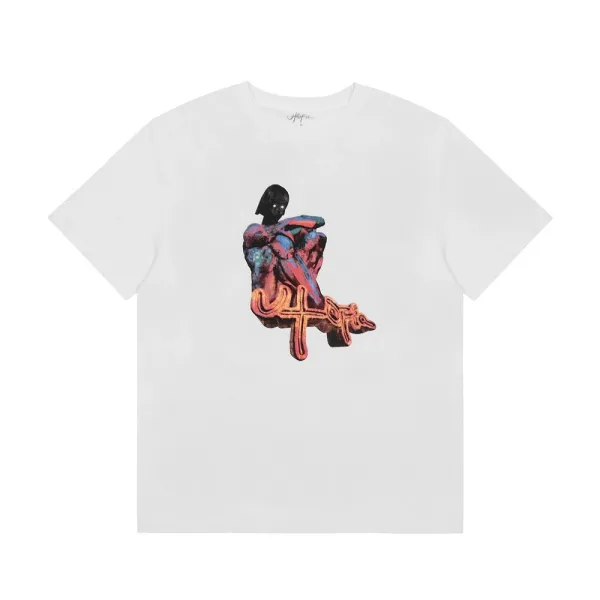 Yeezy Season 5 Sculpture Print White T-Shirt - 1