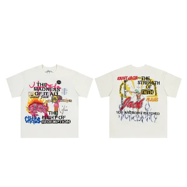 Saint Jack The Madness of It All T-Shirt White - 1