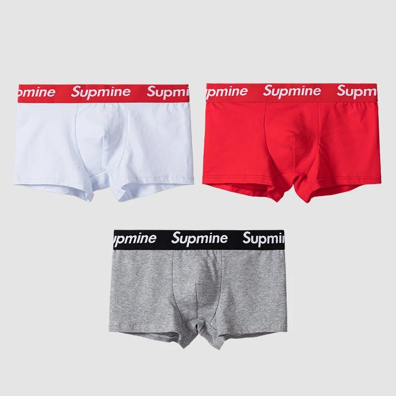 3-Pack [White + Red + Gray]