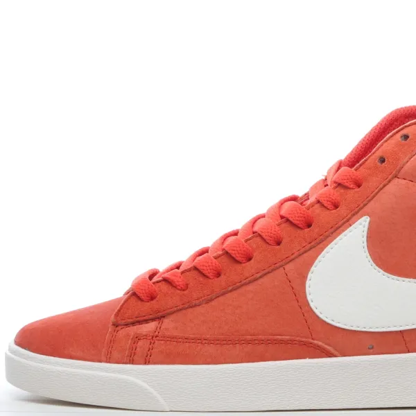Off-White x Nike Blazer Mid 'The Ten' Beige Orange Sneakers - 9