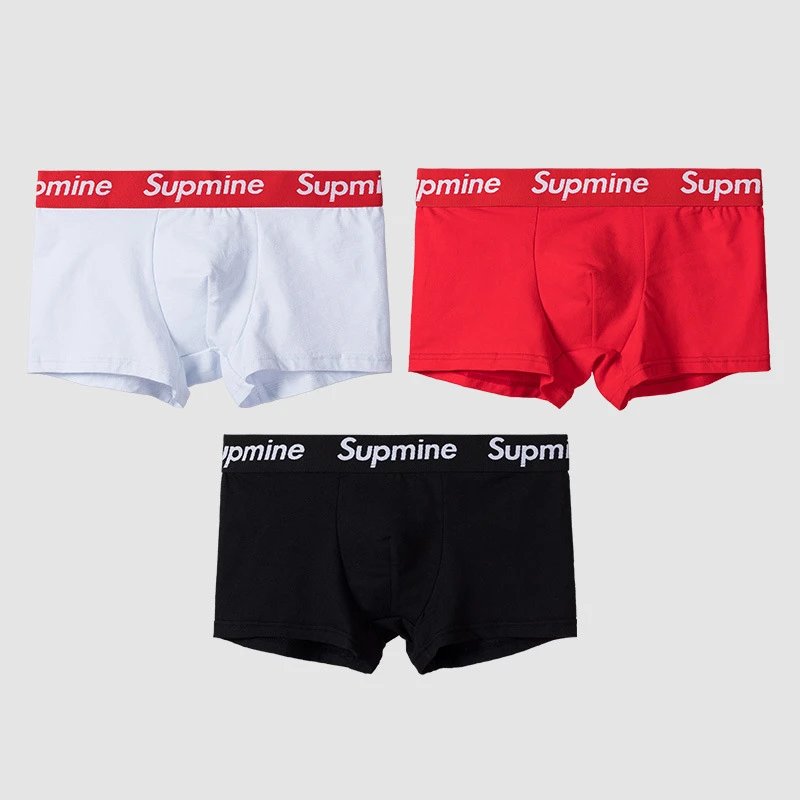 Men's Cotton Boxer Briefs Shorts photo 2