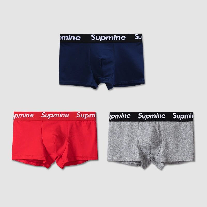 3-Pack [Navy + Red + Gray]