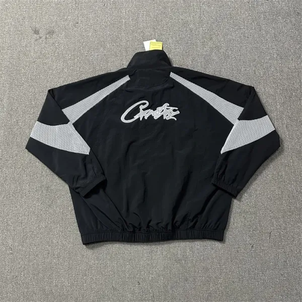 Celine Mesh Panel Windbreaker Black/White Jacket - 14