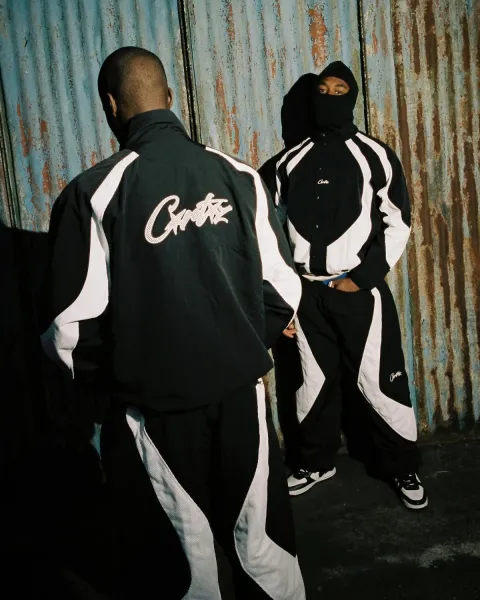 Celine Mesh Panel Windbreaker Black/White Jacket - 3