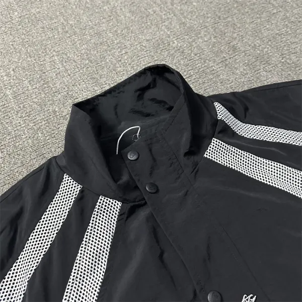 Celine Mesh Panel Windbreaker Black/White Jacket - 15