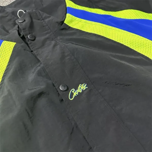 Celine Mesh Panel Windbreaker Black/White Jacket - 23