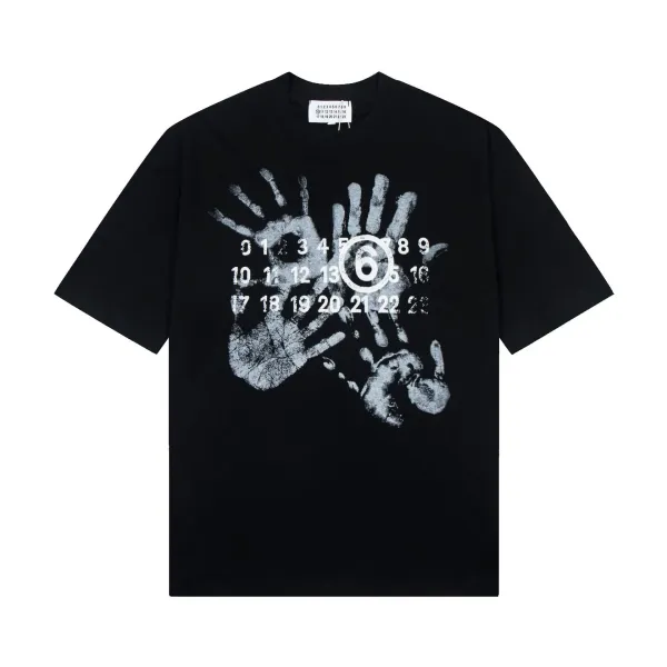 Design NEWVOGUE Graphic Print Black T-Shirt T-Shirts - 48