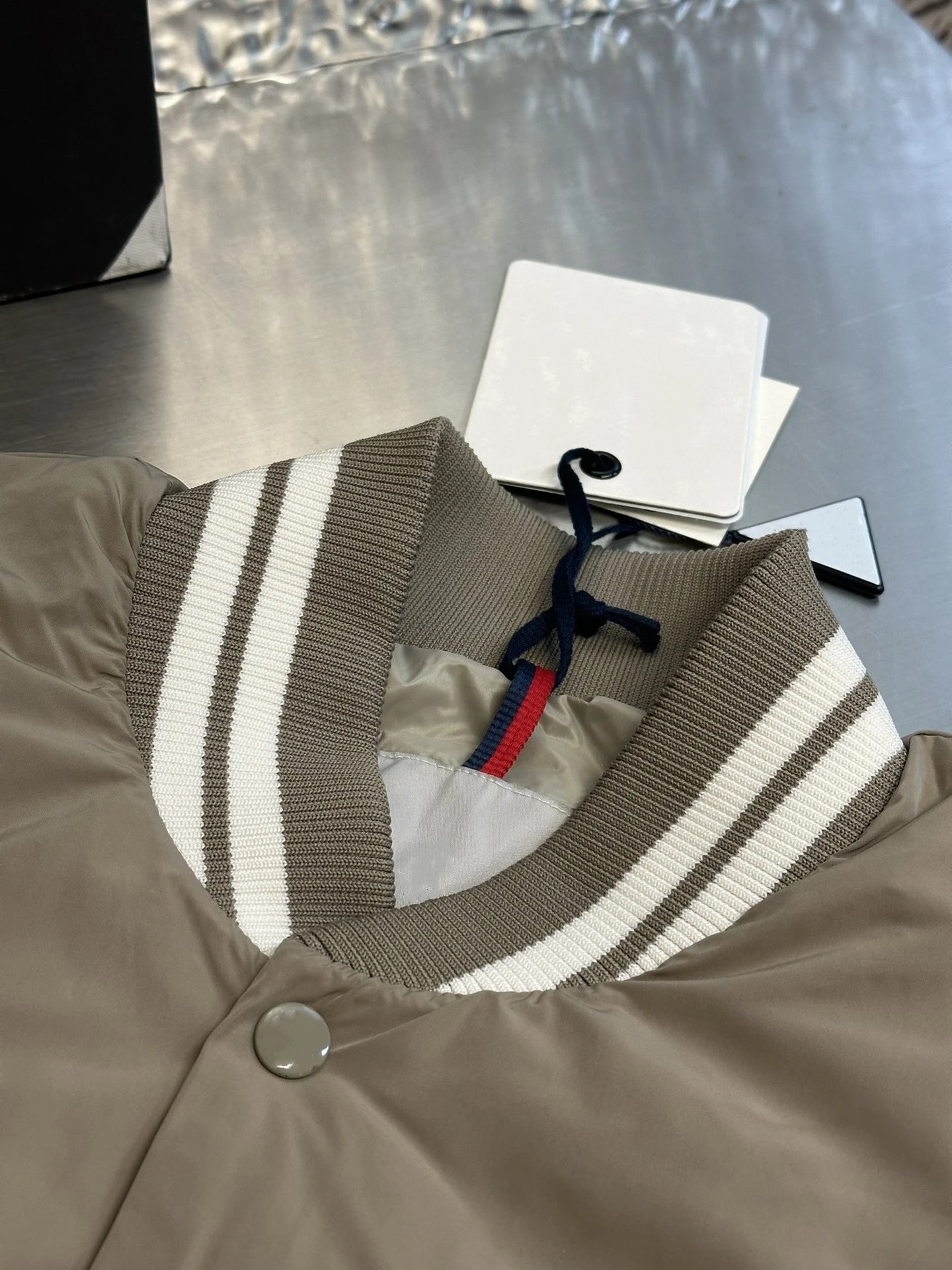 Moncler Genius M Letter Varsity Jacket Black - 5