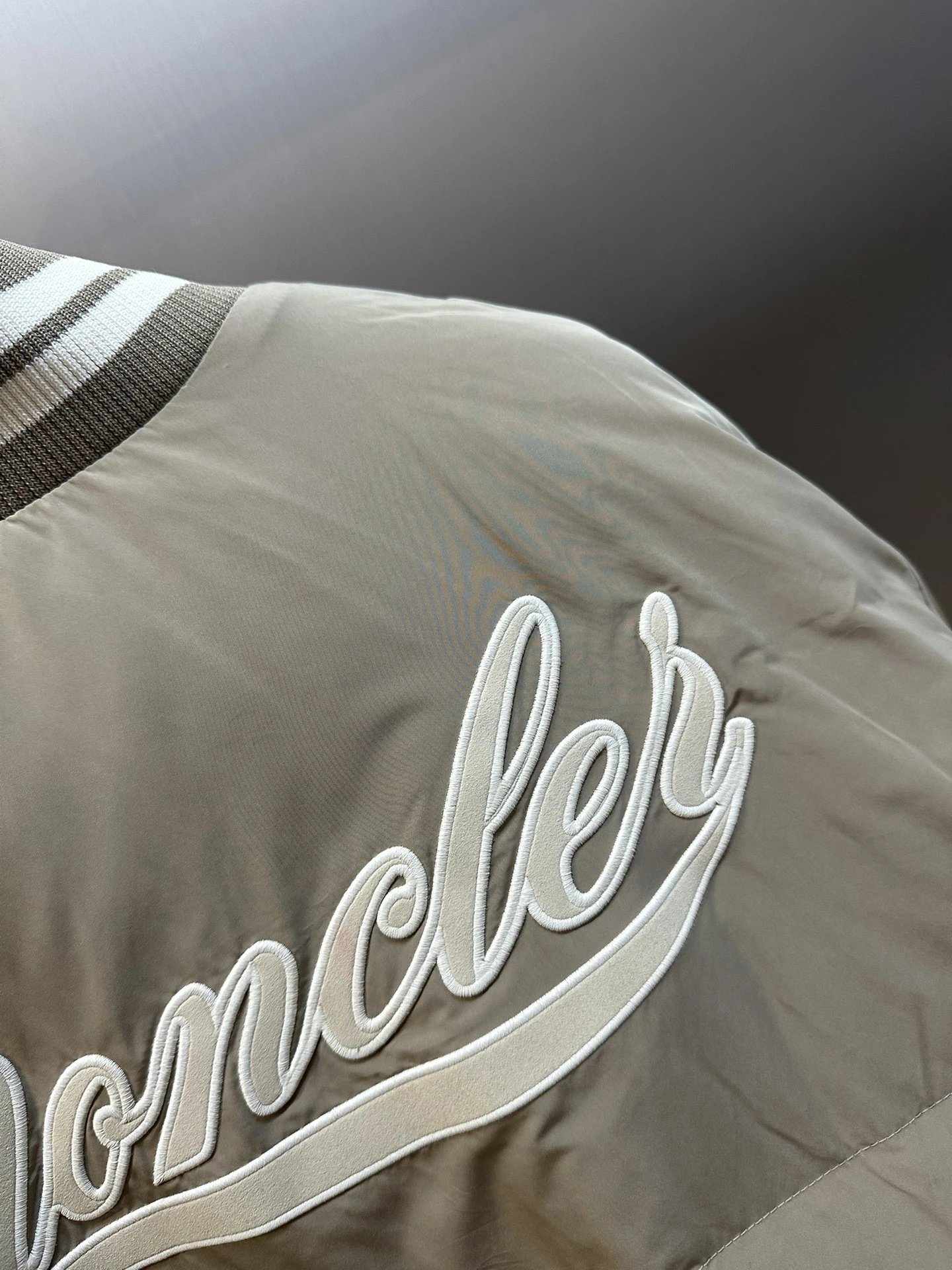 Moncler Genius M Letter Varsity Jacket Black - 6