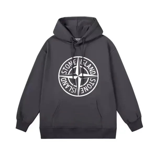 Stone Island Compass Logo Hoodie White - 13