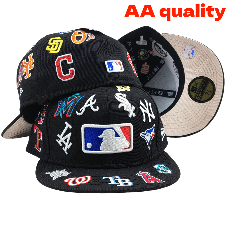 The New Era MLB Global Team logo is fully embroidered with 59FIFTY. - rep New Era