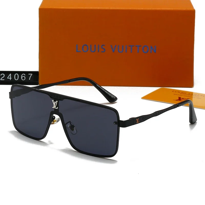 LV Louis Vuitton Integrated Oversized Square Sunglasses