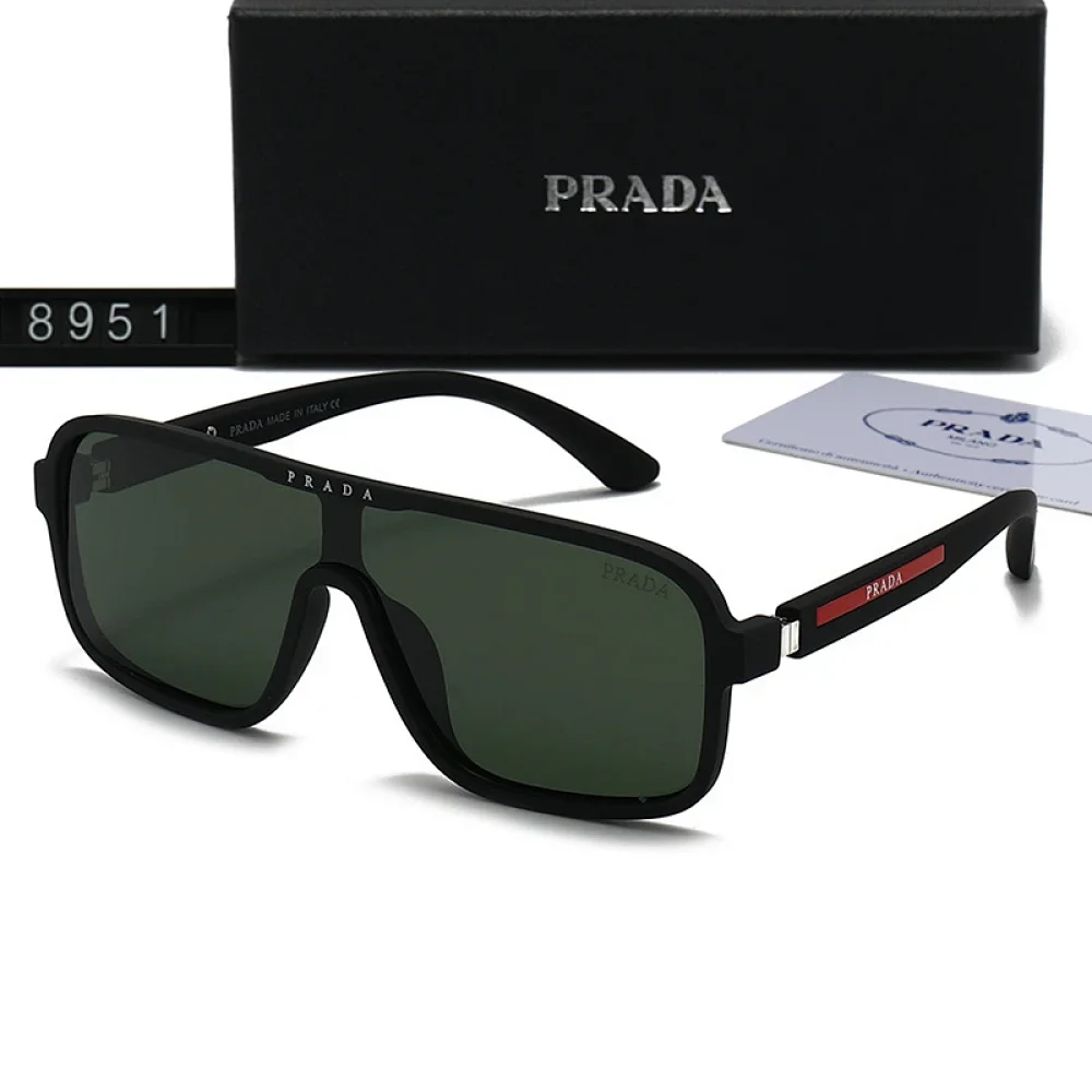 PRADA Red Label Integrated Aviator Sunglasses