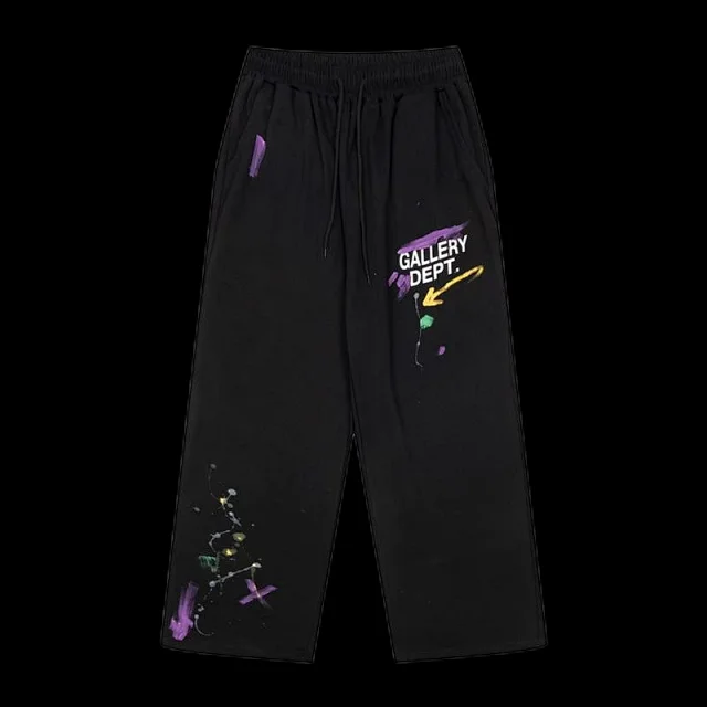 Gallery Dept. Trousers Drawstring with paint-splatter graphics product detail image 6