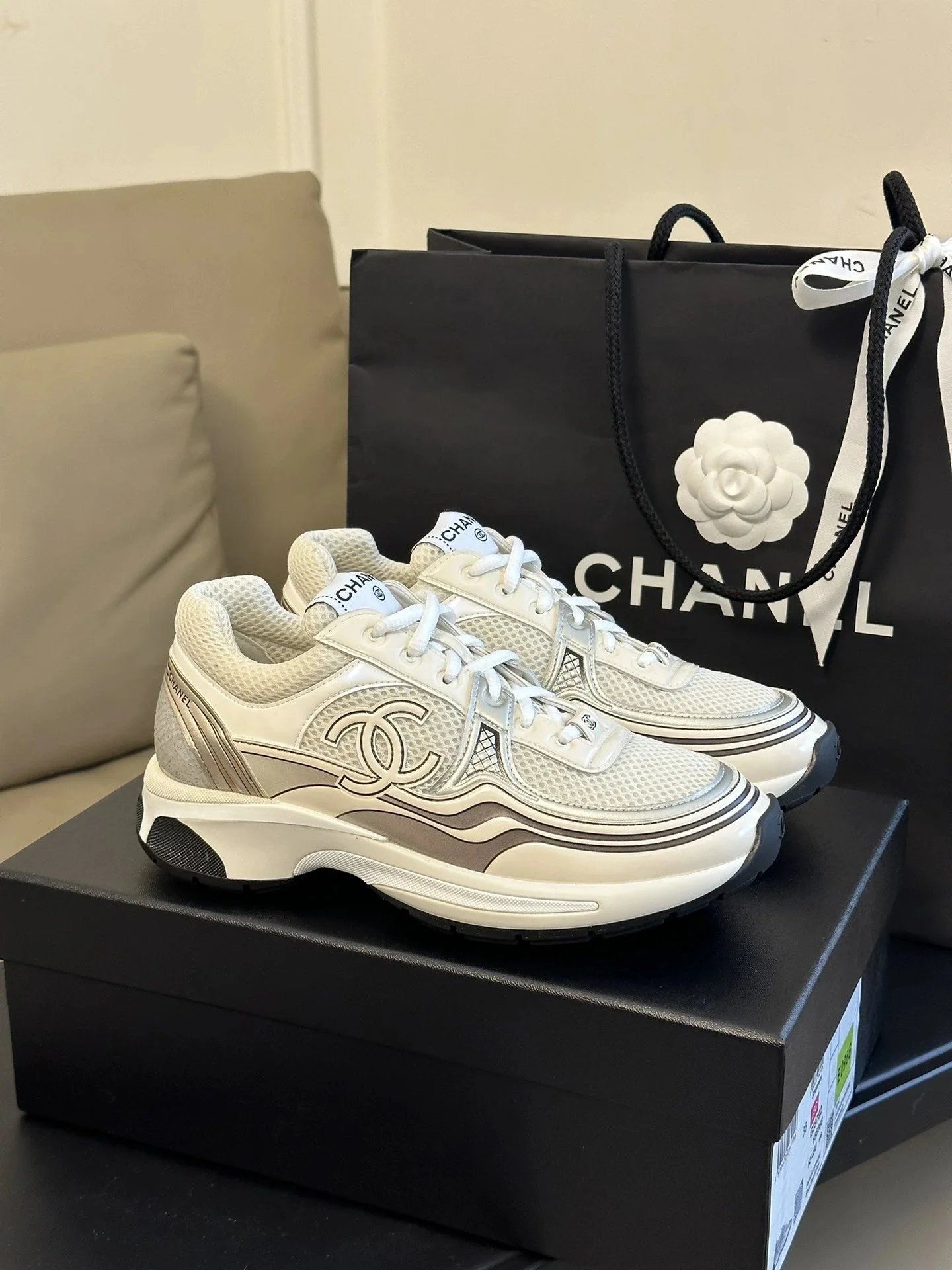 Chanel White Sneaker