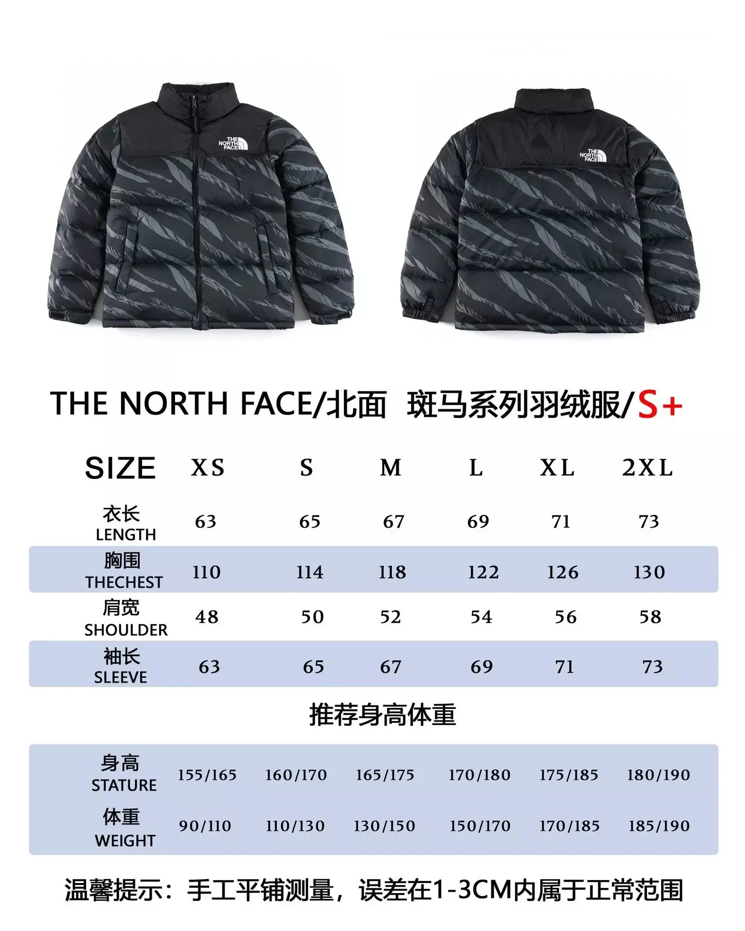 The North Face Black Camo Nuptse Jacket