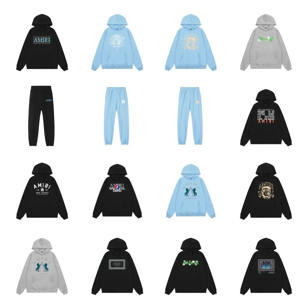 AMIRI Hoodies [34 styles]