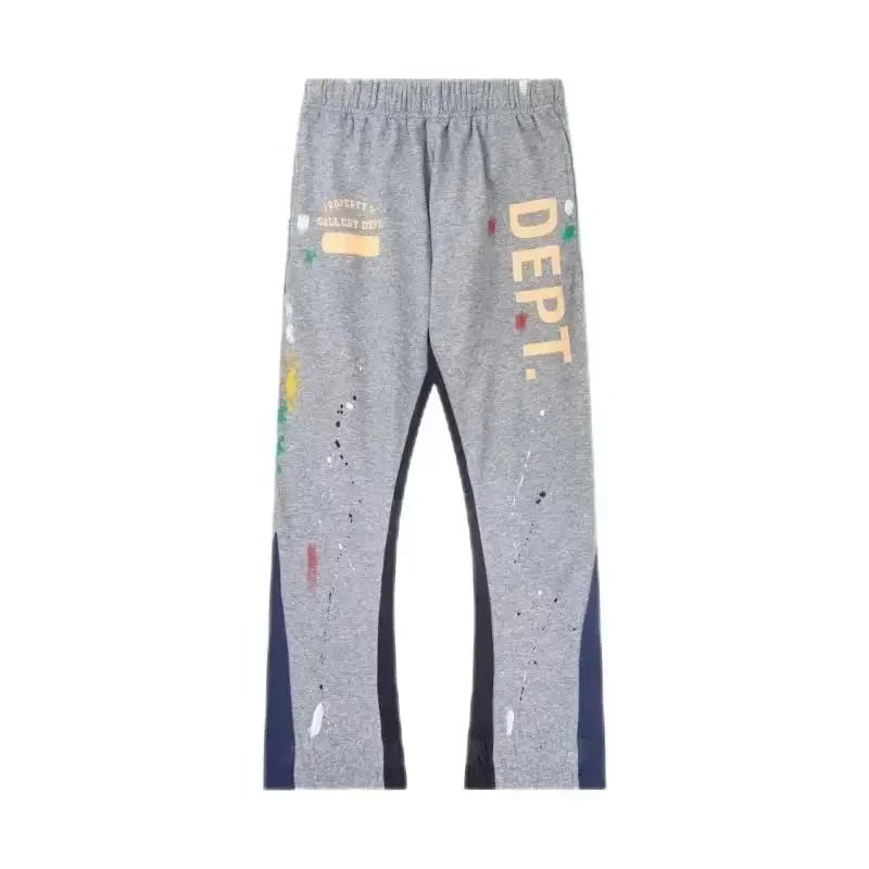 Department 51 Department 51 Paint Splatter Grey & Navy Track Pants Grey