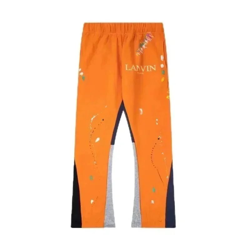 Gallery Dept. Trousers Drawstring with paint-splatter graphics — 24