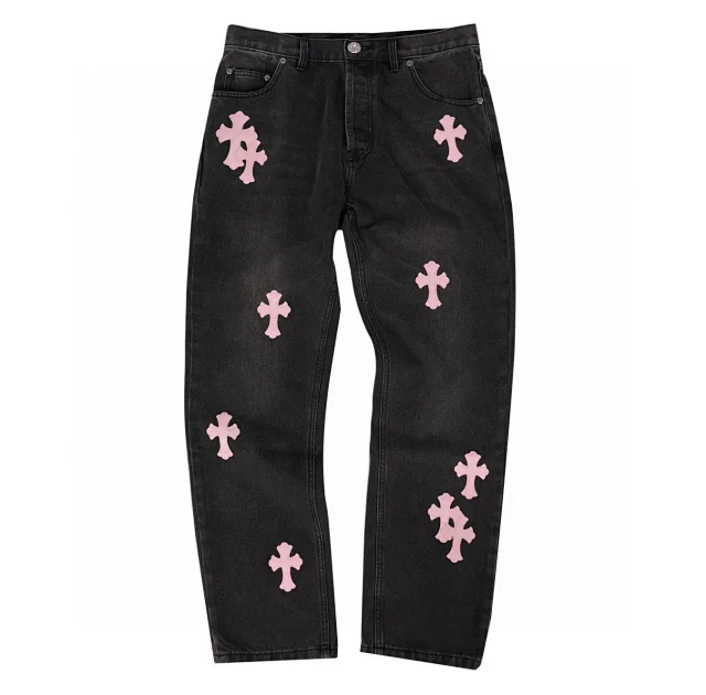 Chrome Hearts Cross Patch Jeans