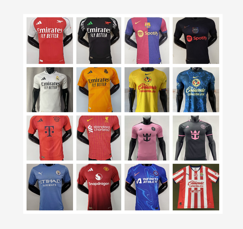 Football Club Jerseys [16 styles]