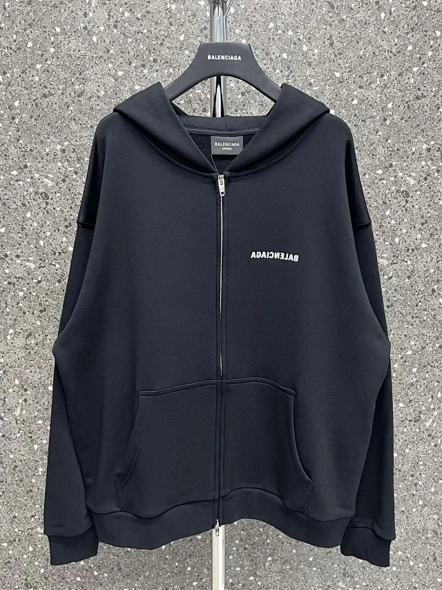 Balenciaga Black Zip