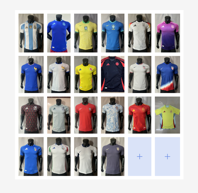National Team Football Jerseys [22 styles]