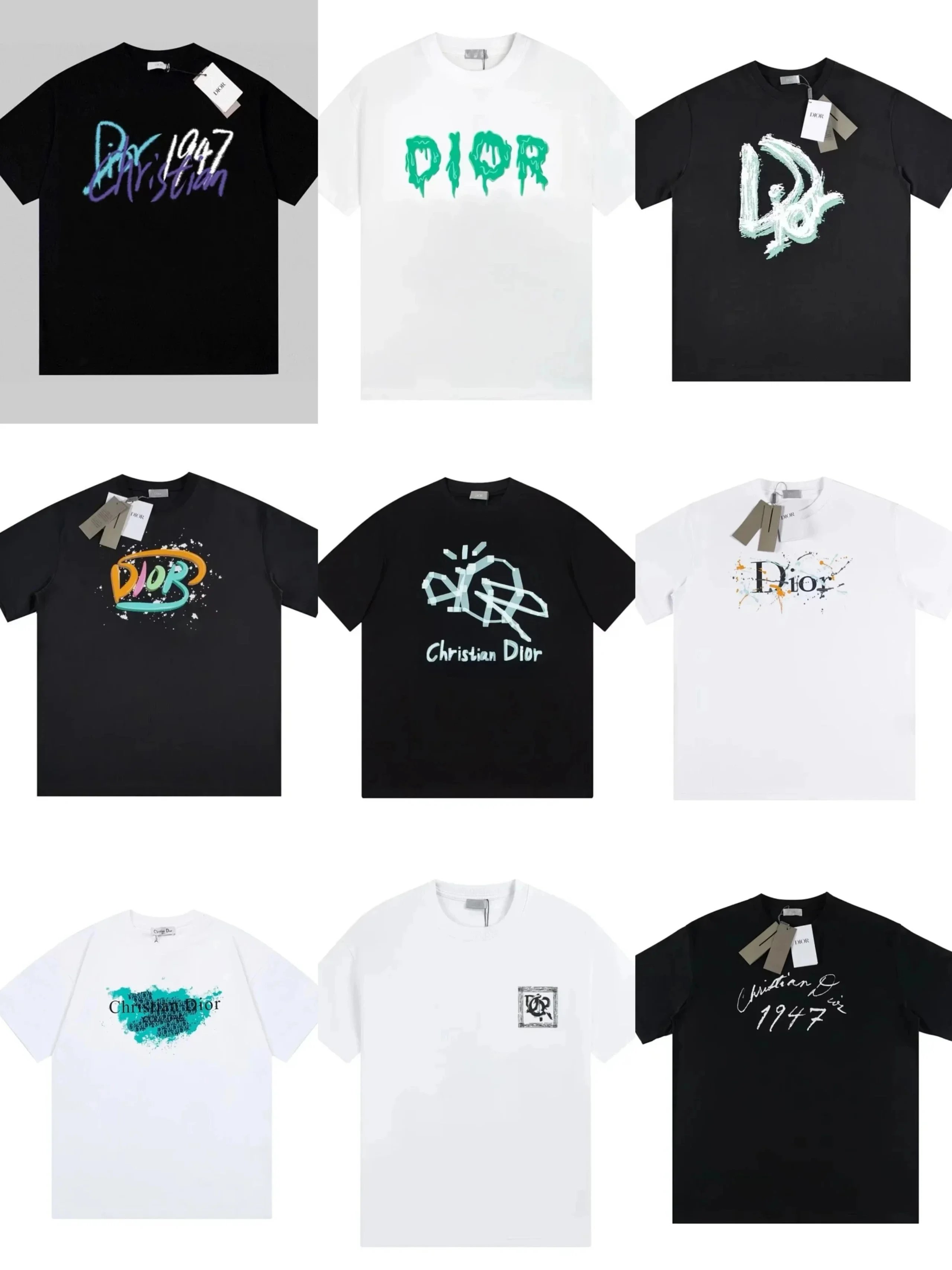 Dior Graffiti Print T-Shirt [40 styles]